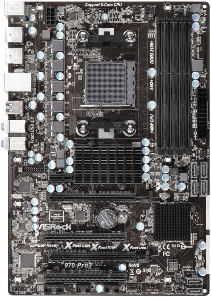 ASRock Motherboard ATX DDR3 1600 AMD AM3+